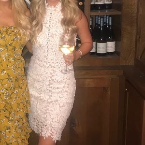 Vici Lace Halter Dress